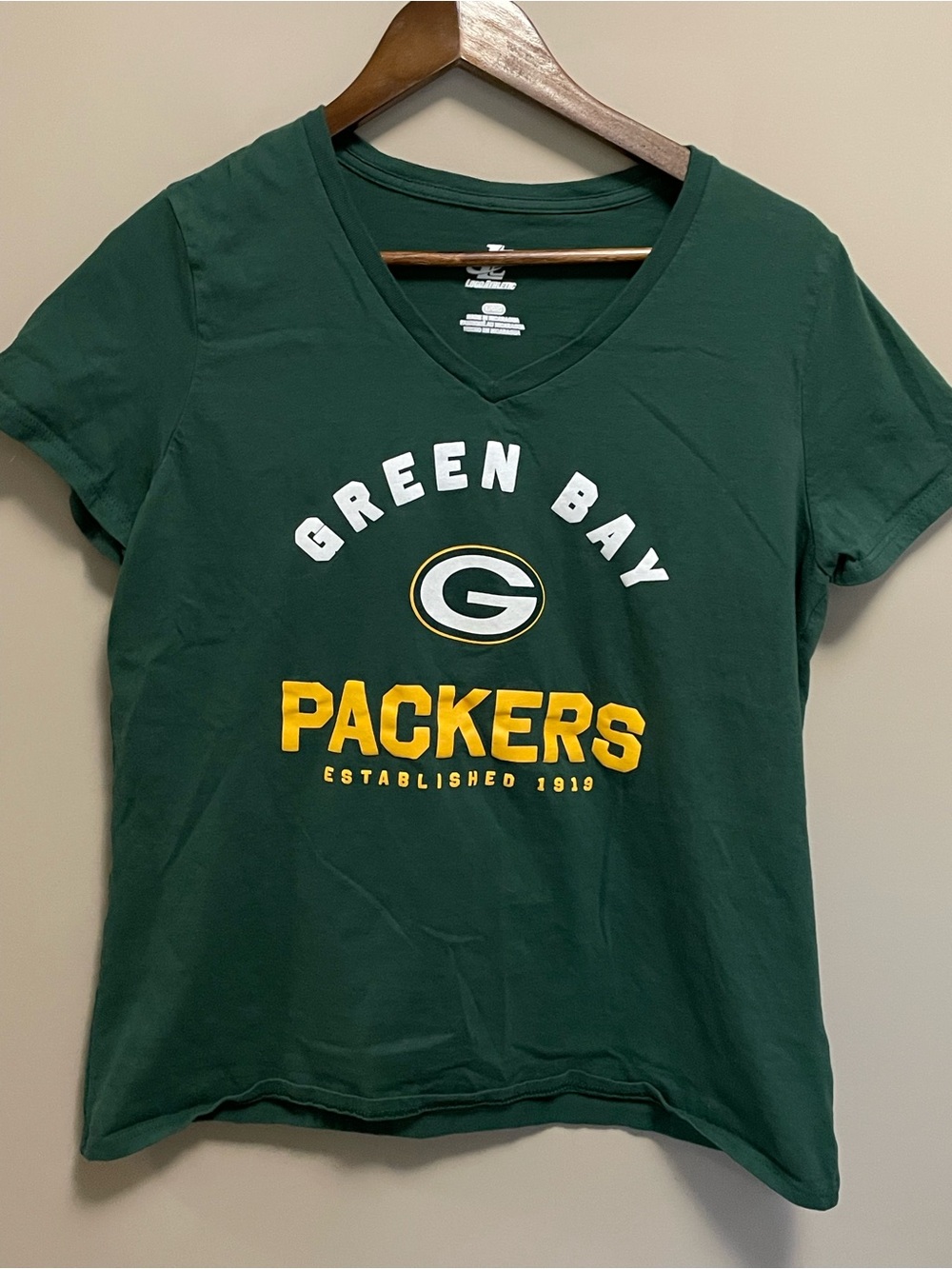 Green Bay Packers Official Logo Tee Women’s Large